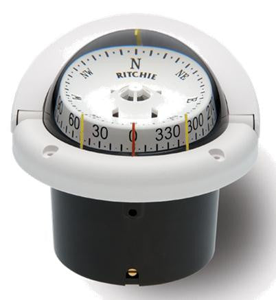 Nedfellbart hvitt kompass, "HF743W", RITCHIE