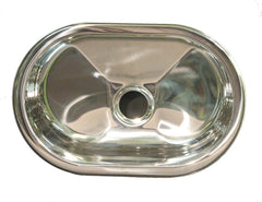 Håndvask oval 35,5x22 cm, BARKA