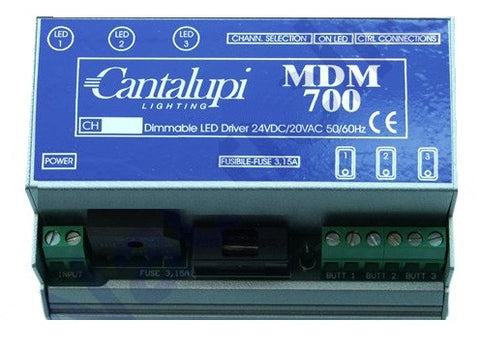 Dimmer for power LED, 24V, "MDM700" CANTALUPI